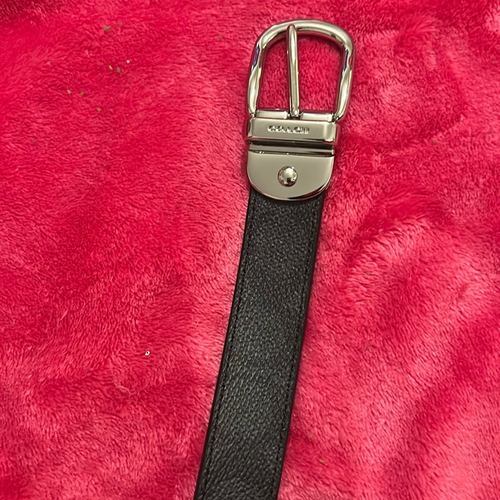 Coach Classic Belt SignatureCanvas  Women Small